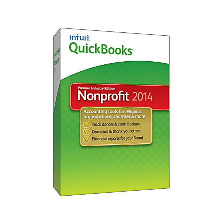 QuickBooks® Premier Nonprofit 2014, Traditional Disc